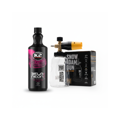 Koplje od pjene + Aktivna pjena Pink 1000ml (K2PRO + Work Stuff)