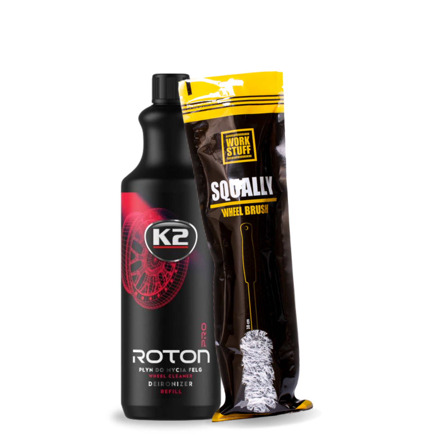 K2 Roton PRO + Set četki za felge – Komplet za temeljito čišćenje felgi