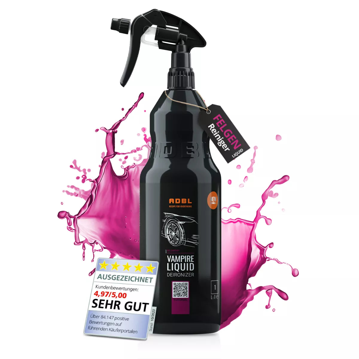 ADBL Vampire Liquid 1L (sredstvo za uklanjanje željeznih čestica) + Canyon raspršivač
