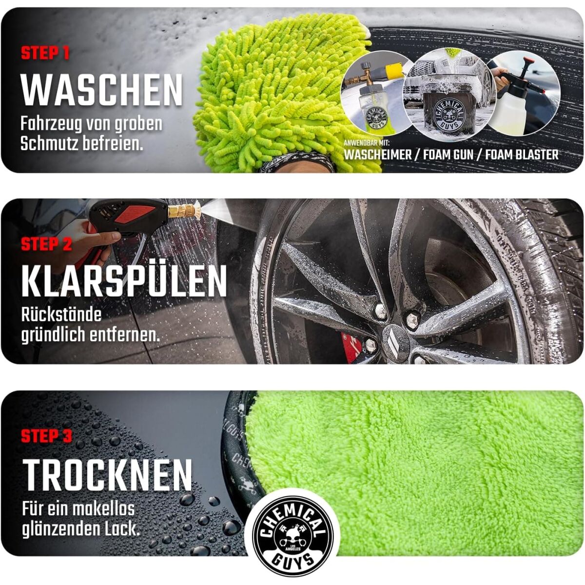 Chemical Guys Citrus Wash & Gloss – komplet z vedrom 16 L – pogled 6