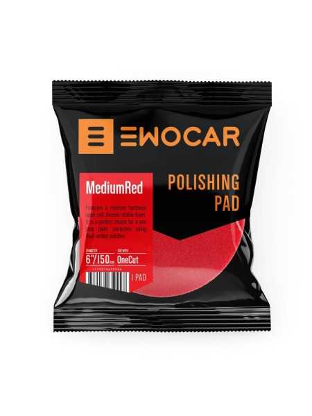 EWOCAR MediumRed Pad za poliranje 125mm