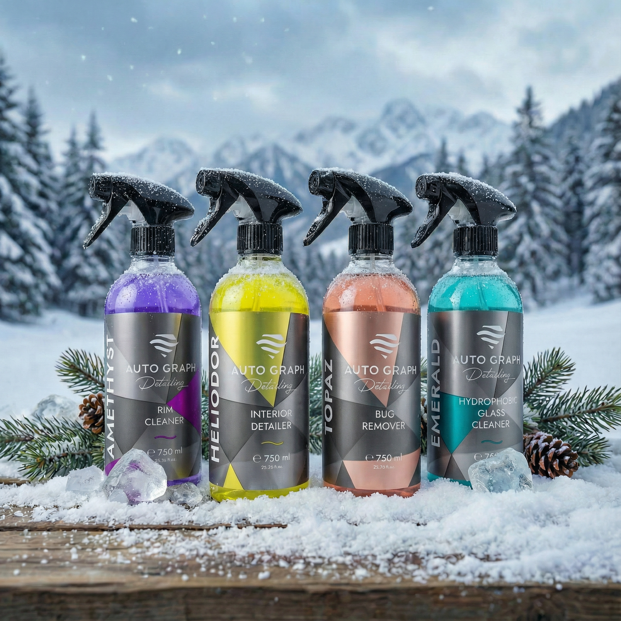 Unutrašnjost + Vanjština 4x 750ml (Auto Grpah)