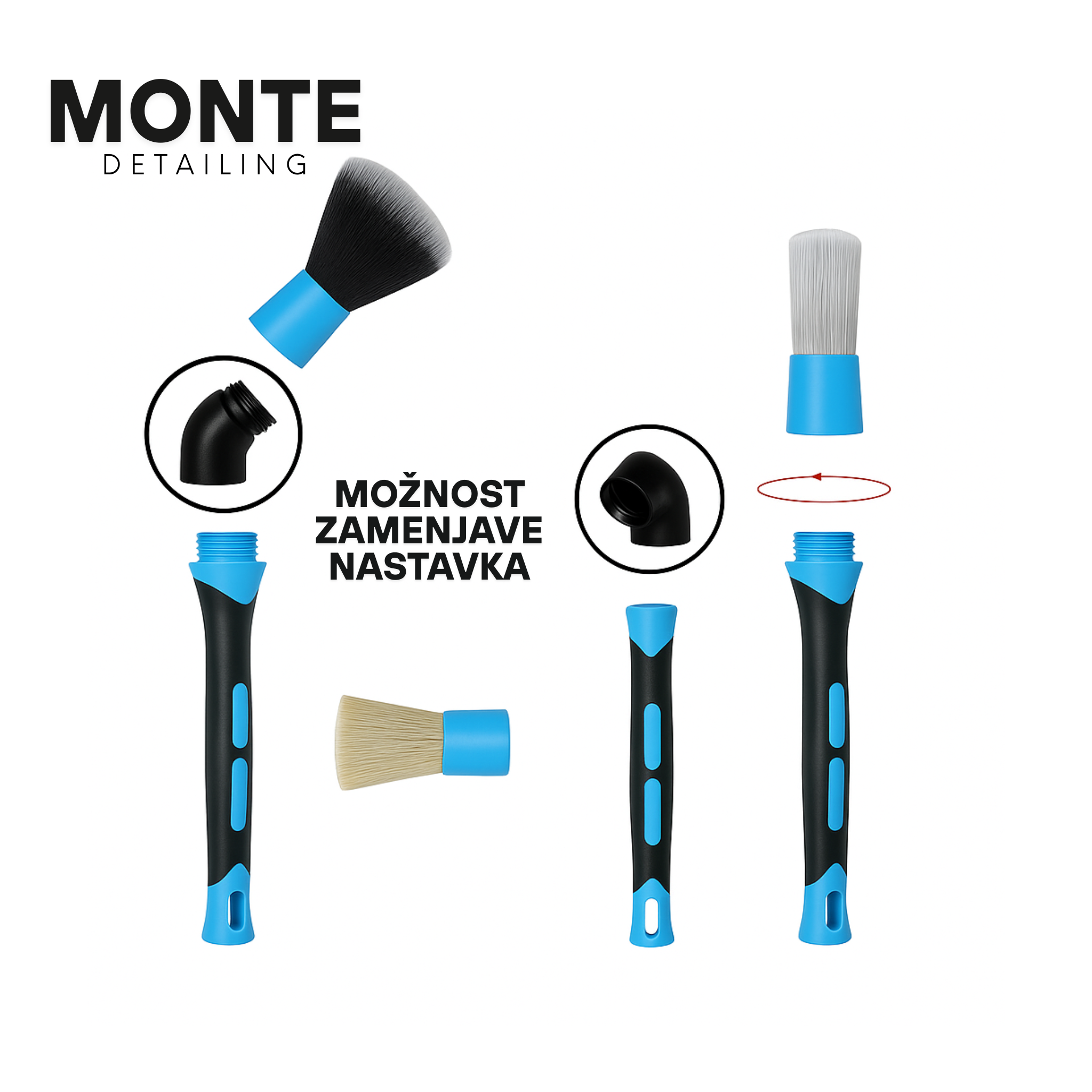 MONTE Detailing kist 3kom 24cm + Nastavak