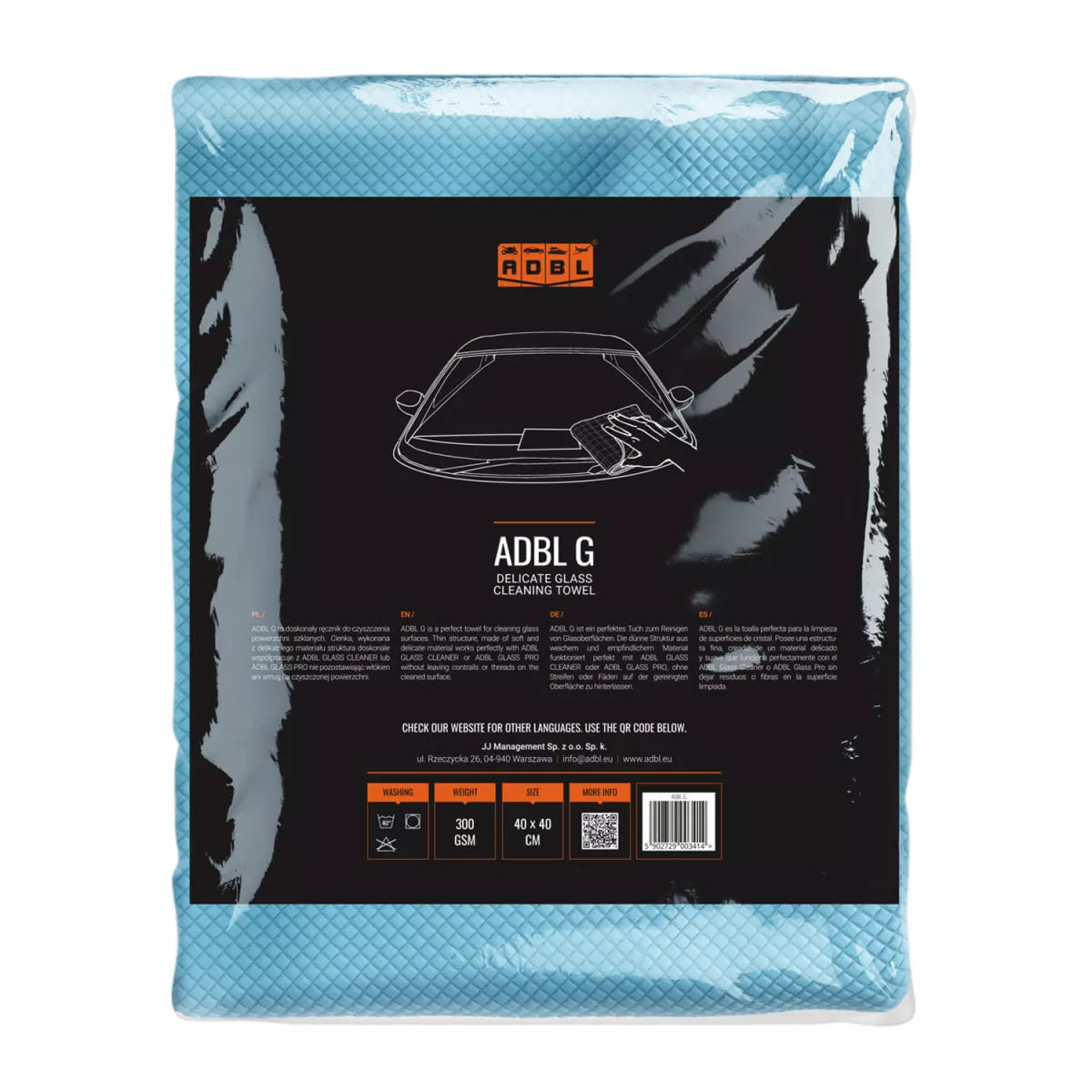ADBL Glass Towel 40 x 40 cm (krpa za staklene površine)