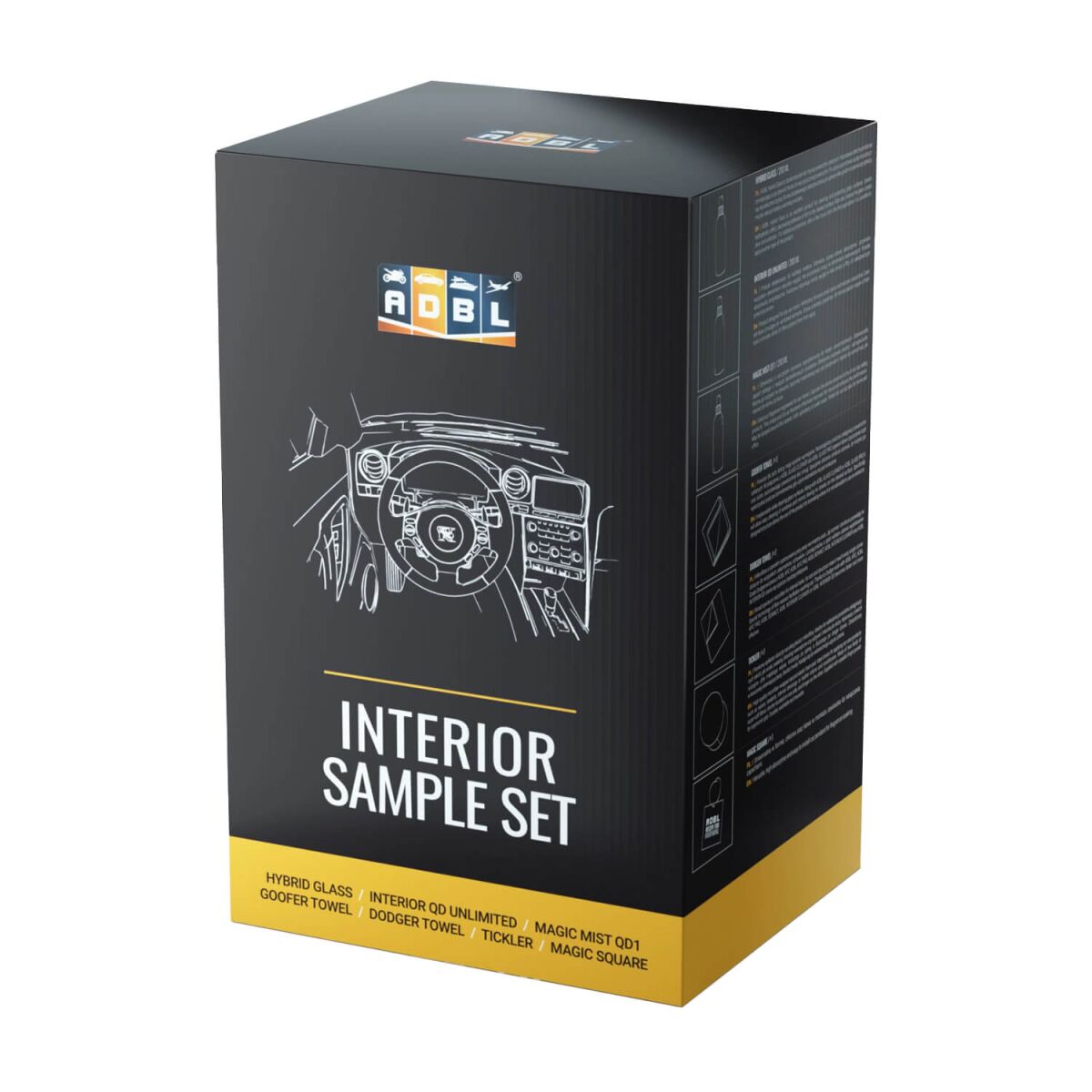 ADBL Interior Sample Set – začetni komplet za notranjost – pogled 2