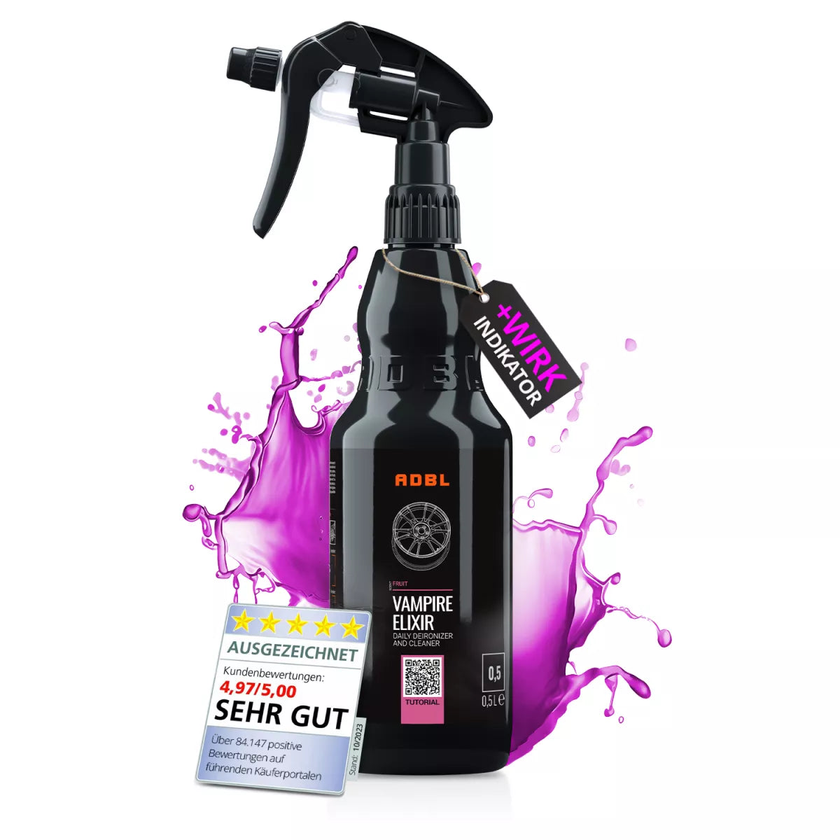ADBL Vampire Elixir 500 ml (odstranjivač željeznih čestica) + Canyon raspršivač