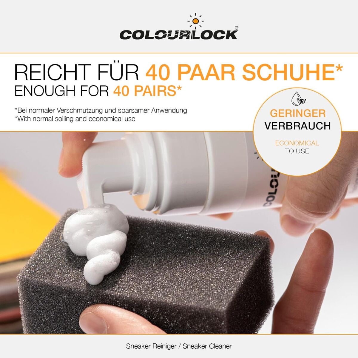 Colourlock Sneaker Cleaner 200 ml – komplet za čiščenje obutve – pogled 4