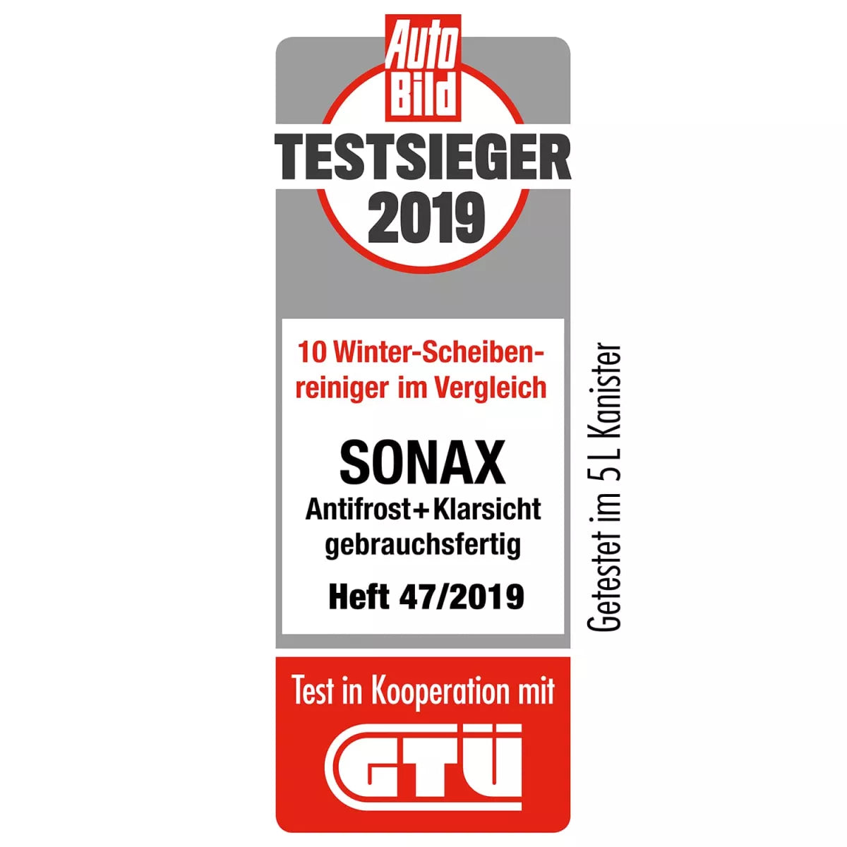 SONAX Antifriz i tekućina za pranje stakla do -20°C Citrus 5L